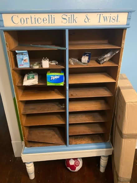 Photo of free Antique tinker’s cabinet (Montlake) #1