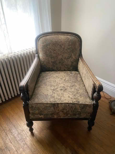 Photo of free Tapestry Antique Chair (Northwest Yonkers) #1