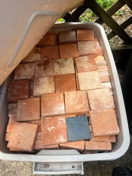 Photo of free Terracotta 2”x2” tiles (Glen echo, md) #4