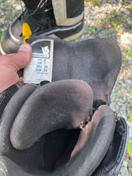 Photo of free Youth snowboard boots (Becket, MA) #3
