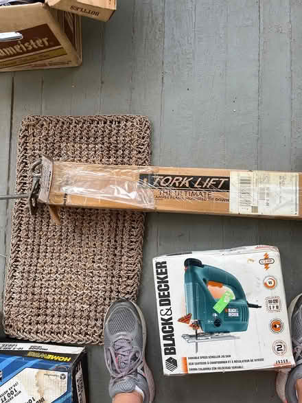 Photo of free Tork lift parts and jig saw (SE AA) #2