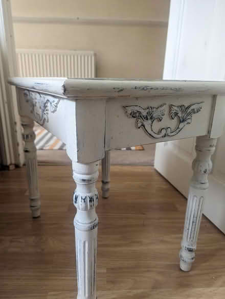 Photo of free French shabby-chic wood side table (Stoke Newington N16) #2