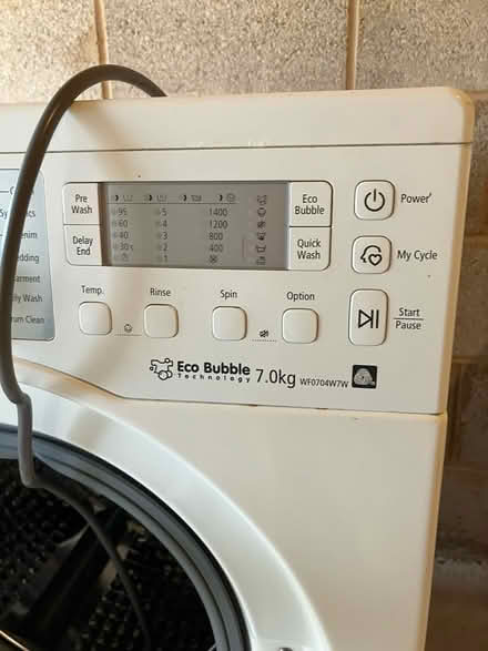 Photo of free Samsung eco bubble washing machine. (Powys House EX10) #2