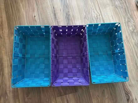 Photo of free Three storage baskets (West Granton EH5) #2