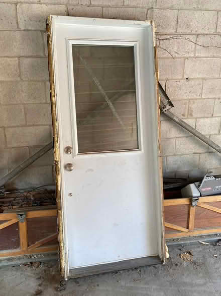 Photo of free Insulated exterior door with frame (Little Italy) #4