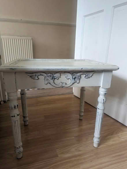 Photo of free French shabby-chic wood side table (Stoke Newington N16) #1