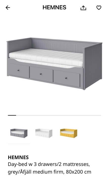 Photo of free IKEA Daybed missing drawers (Charlestown Dublin) #1