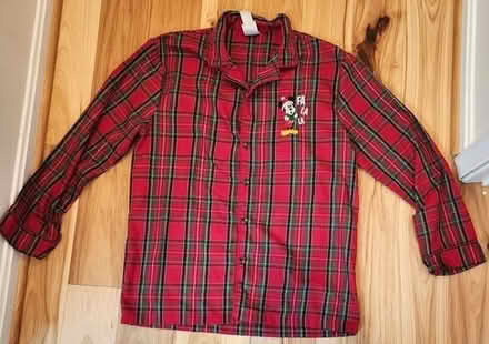 Photo of free Disney Christmas Flannel Shirt #1