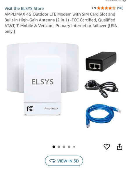 Photo of free AMPLIMAX 4G Outdoor LTE Modem (Zip 22306 Alexandria) #1