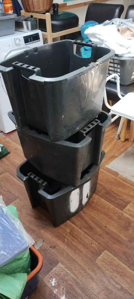Photo of free 3 stacking storage containers (Bangor) #1