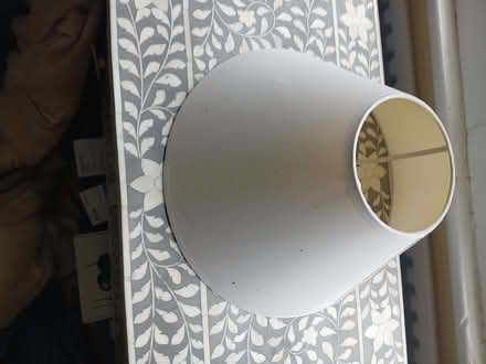 Photo of free White cotton conical lamp shade (Earlsfield SW18) #1