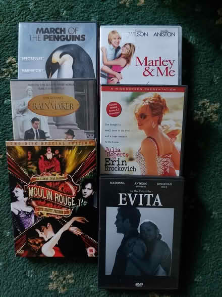 Photo of free DVDs x 6 (Preston, near Duns. TD11) #1