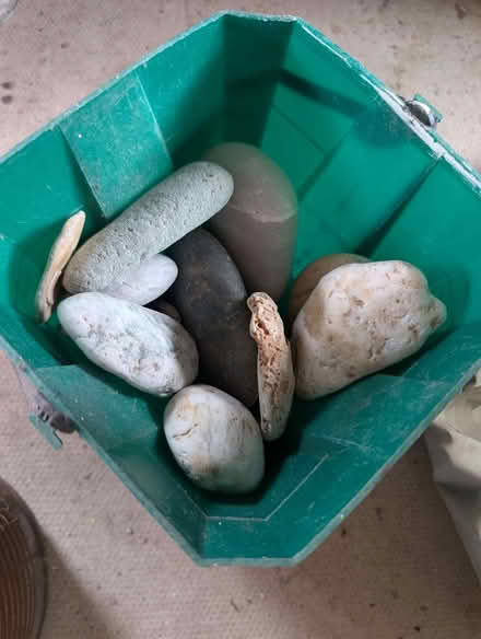 Photo of free Small bucket if rocks (Rothwell LS26) #1