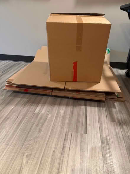 Photo of free 15 large moving boxes (Downtown Edmonds) #2