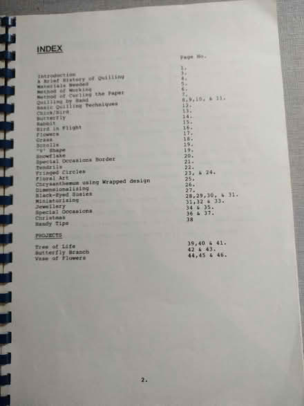 Photo of free Celia Bentley's Quilling Work Book (Tilekiln TN38) #2