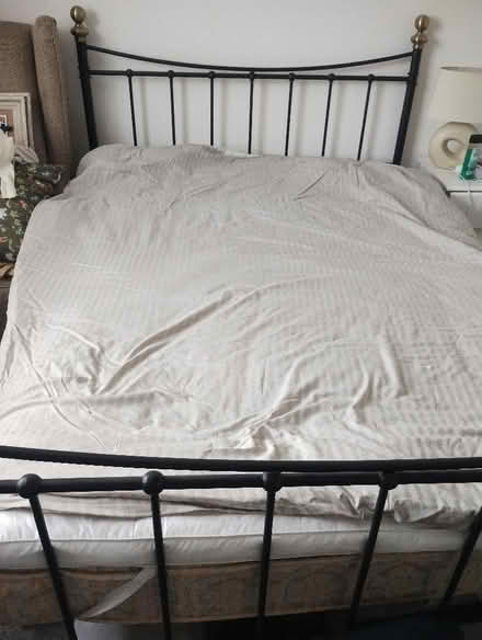 Photo of free Double bed frame and mattress. (CO12) #1