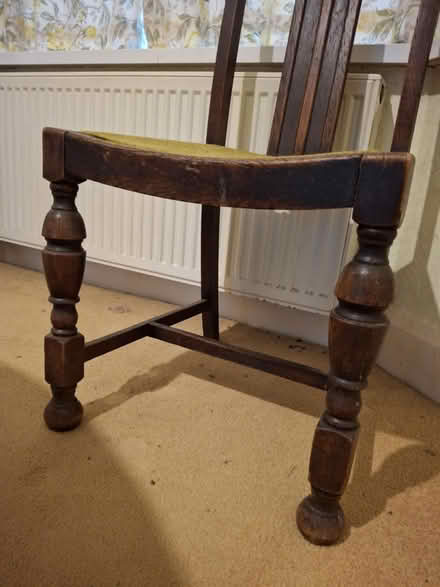 Photo of free Two antique dining chairs (B42) #3