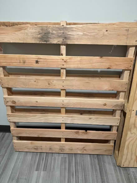 Photo of free 3 wooden pallets (Downtown Edmonds) #1