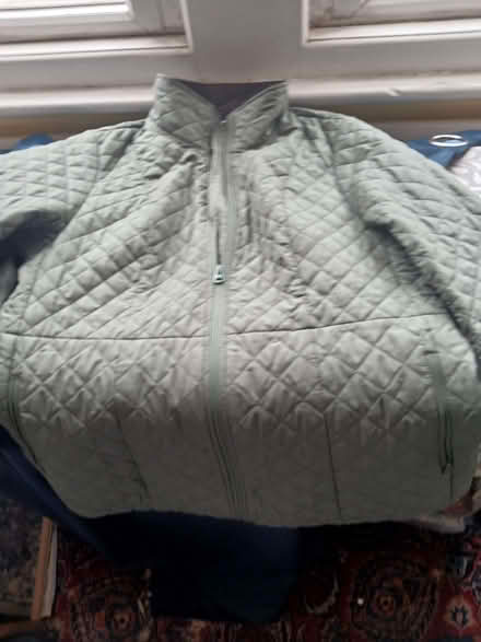 Photo of free Women's sage green quilted Lands' End jacket (Earlsfield SW18) #1