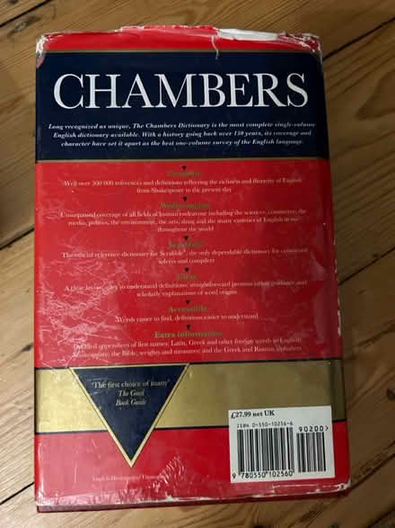 Photo of free Large Chambers Dictionary (Tuckton. BH6) #3
