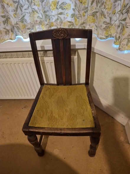 Photo of free Two antique dining chairs (B42) #2