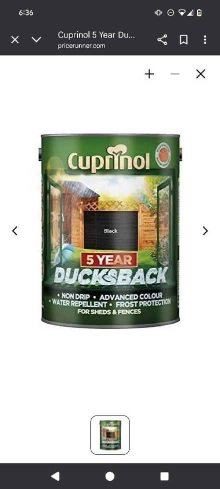 Photo of Black paint for outside wood (Heaton) #1