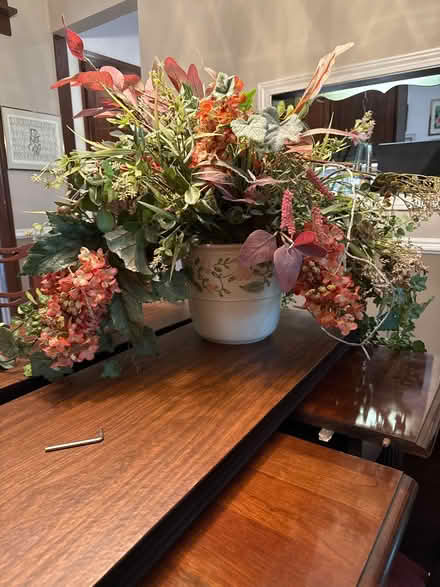 Photo of free Silk Floral in Ceramic Container (Downers Grove) #1