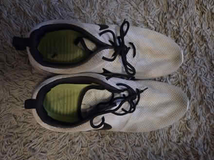 Photo of free Old white Nike trainers (Frimley) #2