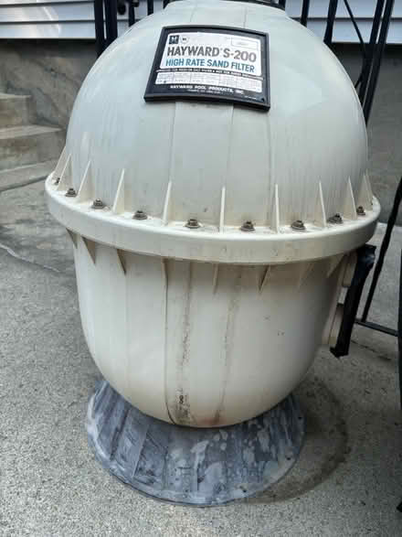 Photo of free Hayward s-200 pool sand filter (Belmont) #2