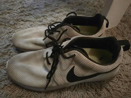 Photo of free Old white Nike trainers (Frimley) #1