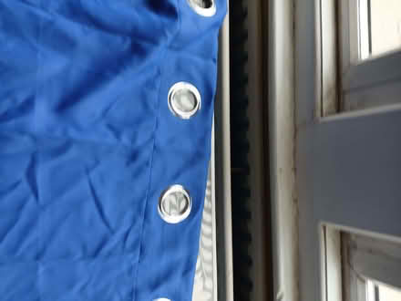 Photo of free Unused royal blue door curtain (one curtain only) (Earlsfield SW18) #1