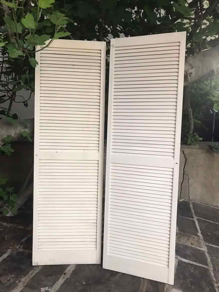 Photo of free Three louvre cupboard doors (Camden Town NW1) #1