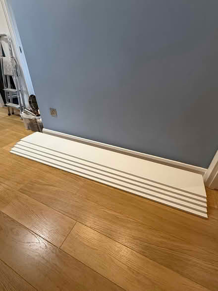 Photo of free 5 white shelves (Gilmerton EH17) #1