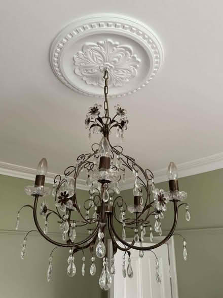 Photo of free Juliette 5 light chandelier, bayonet fittings (Cheadle Hulme SK8) #1