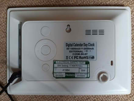Photo of free Digital Calendar Day Clock (World's End RH15) #2