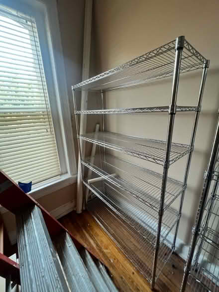 Photo of free Metal shelving (Dupont/Logan) #1
