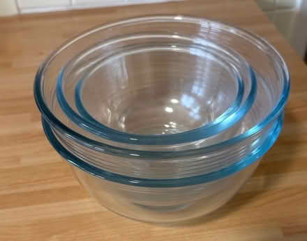 Photo of free Glass mixing bowls (Four) (Sprowston NR7) #1