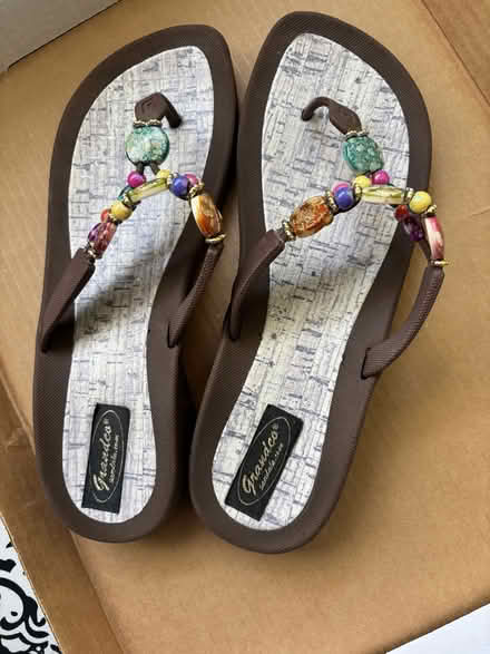 Photo of free Plastic flip-flops, size 10 ladies (Sunnyvale near Fremont H.S.) #1