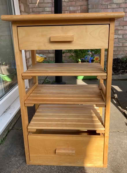 Photo of free Small Storage Shelf (Yateley GU46) #1