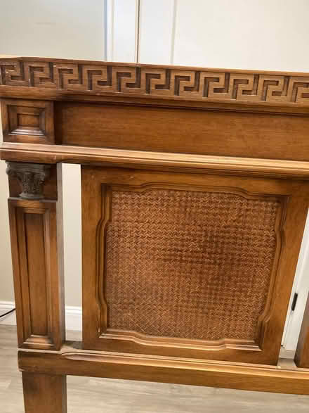 Photo of free Headboard - King size, antique wood (Passaic Park, NJ) #3