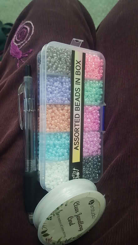 Photo of free bead set (New Greens AL3) #1