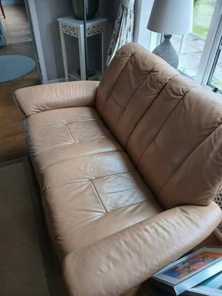 Photo of free Leather 2 seater sofa (Wilberfoss YORK YO41 5NP) #3