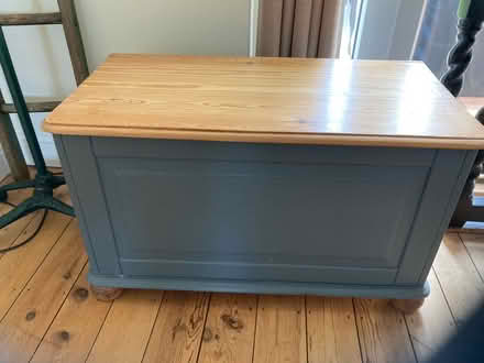 Photo of free Wooden toy box full of craft stuff (Ipswich IP4) #1