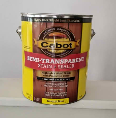 Photo of free Cabot Deck Stain + Sealer (Groton) #1