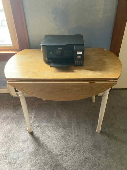 Photo of free Round table with drop leaves (Passaic Park, NJ) #1