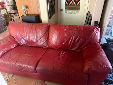 Photo of free Leather Couch (51st Ave and Northern ave) #1