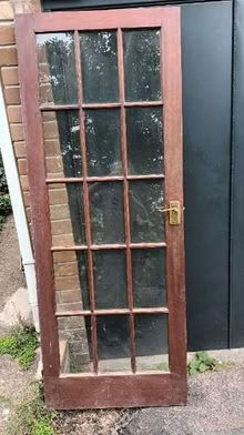 Photo of free Glazed pine doors (Malvern WR14) #1