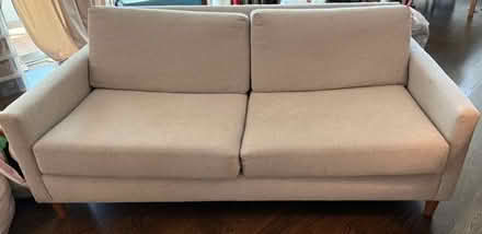 Photo of free white/light grey couch (Oakland, Cleveland Heights) #1