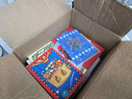 Photo of free Box of used Christmas cards (Clearwater 33763) #1
