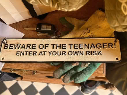 Photo of free Beware sign (Cork city Centre) #1
